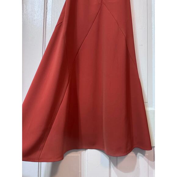 NWT Thakoon Rust Orange Slip Dress Size 4 - Picture 4 of 12
